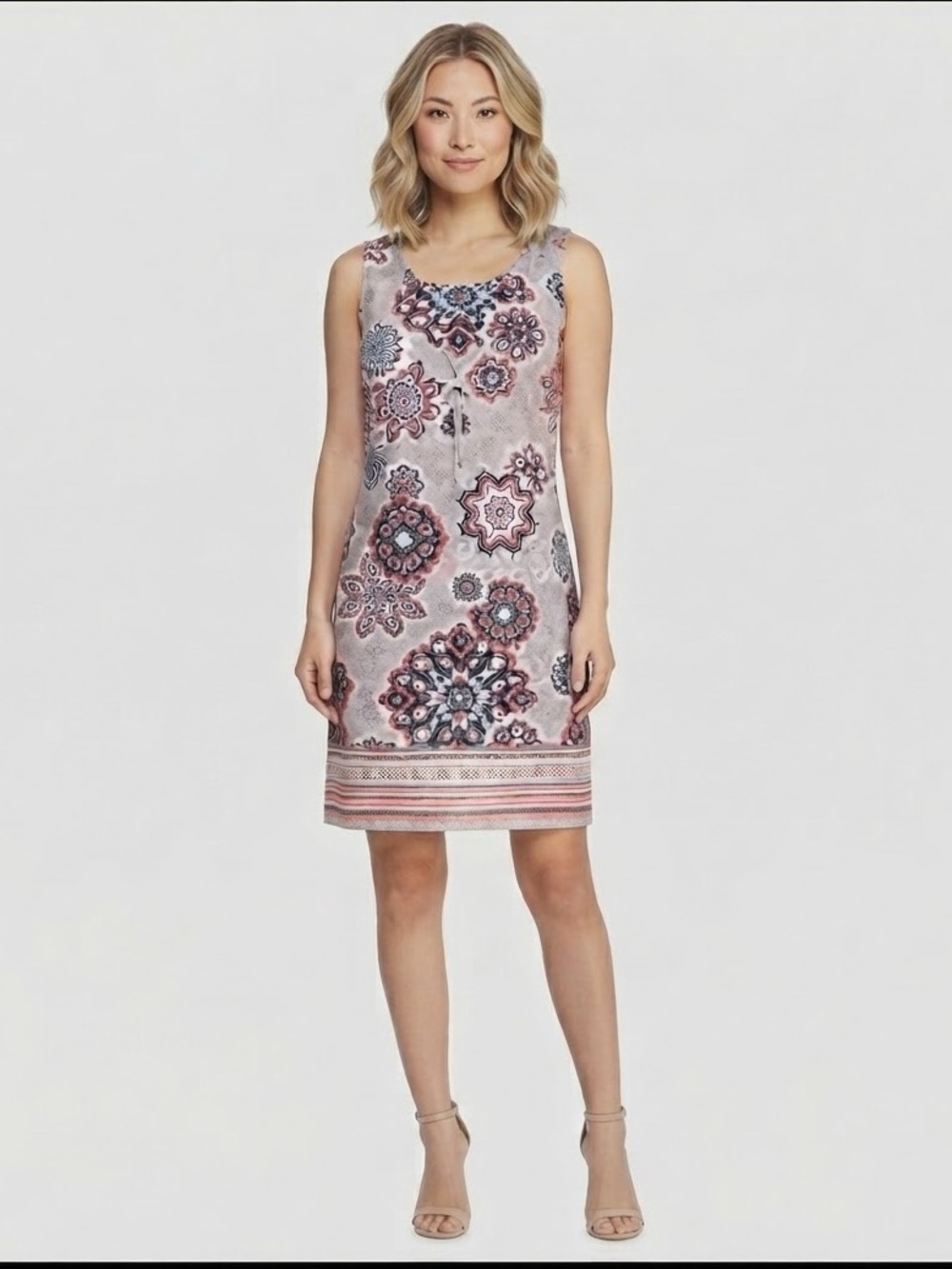 R&M Richards Womens Printed Dress